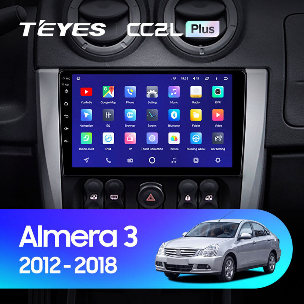 Teyes CC2L Plus 9" для Nissan Almera 2012-2018
