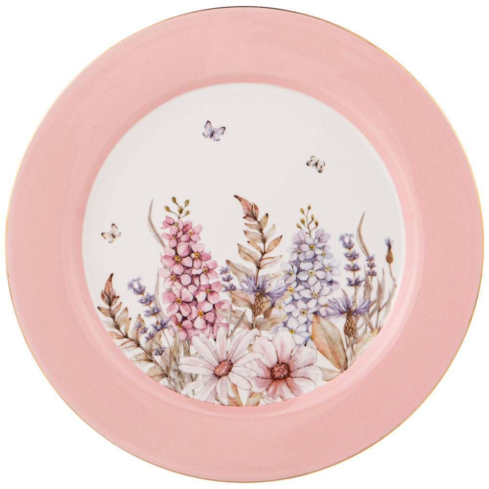 НАБОР ТАРЕЛОК ЗАКУСОЧНЫХ LEFARD "ДВОРЦОВЫЙ ПАРК" 4 ШТ. 20,5 СМ МИКС (КОР=12НАБ.)