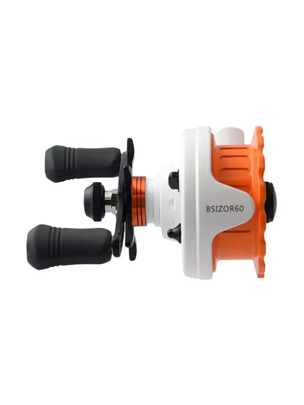 Катушка инерционная (зимняя) Black Side ICE ZEAL (4+1 подш.), черная для зимней рыбалки под удочку и спиннинг на судака, окуня и другую рыбу