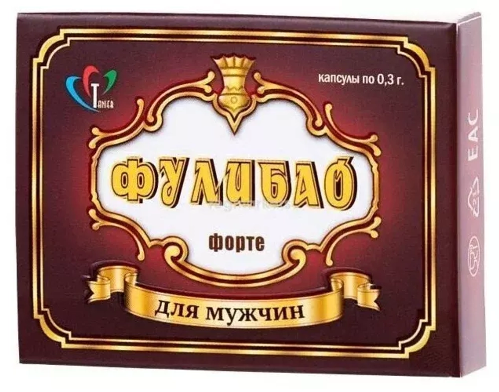 Капсулы Фулибао ФОРТЕ для повышения потенции, 6 шт.