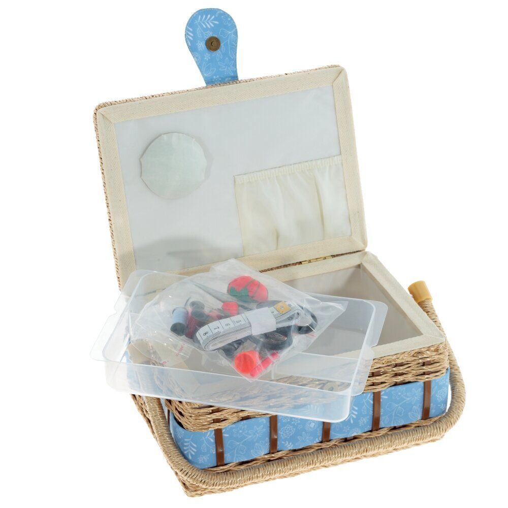 GAEM Шкатулка для рукоделия (с подносом и набором для шитья), L28 W18 H13 см