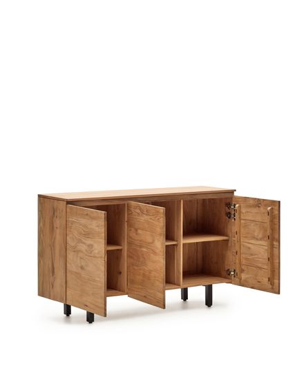 Сервант Uxue из массива акации с беленой отделкой 150 x 88