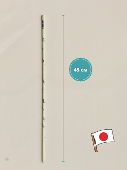 Проволока японская флористическая тонкая №28 (без оплетки, 0,321мм * 45 см, 200 шт, стальная)