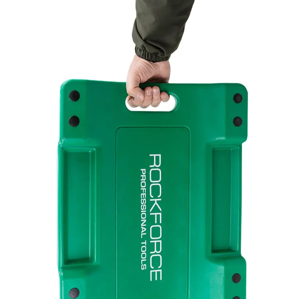 Лежак пластиковый подкатной на 6-ти колесах RockFORCE RF-TRH6802-2
