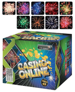 Батарея салютов "Casino Online" MC175-49  49 залпов * 1.7"