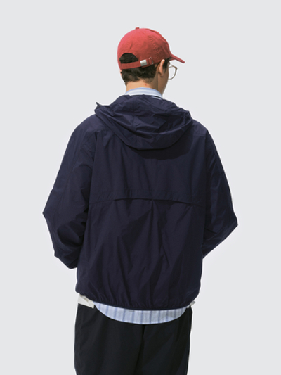 Куртка Nothomme Monterest Outdoor Packable Hooded Half-Zip Jacket with Reflective Logo Print