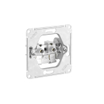 Atlas Design розетка без заземления со шторками, 16А, мех., быстрозажим. клем., Белый