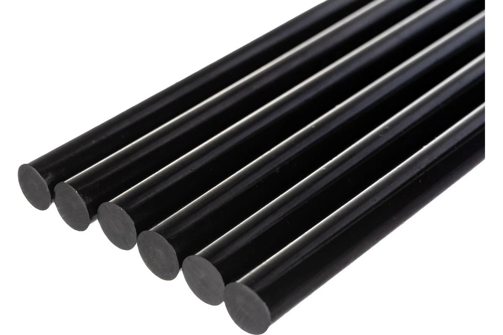 Клеевые стержни STAYER Black, чёрные, 11 х 200 мм, 6 шт, Professional (2-06821-D-S06)