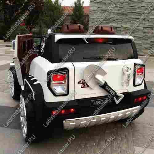 Детский электромобиль "Hongsida"  белый