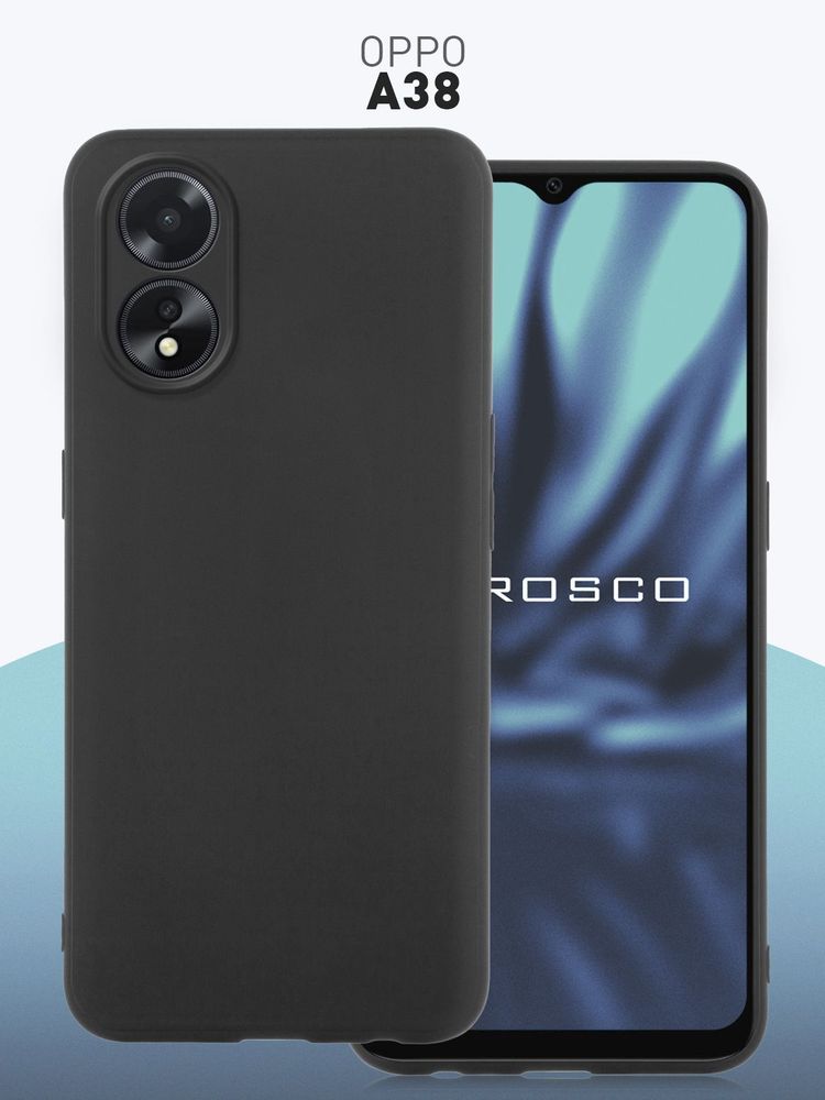 Защитное стекло ROSCO для Oppo A38 (арт.OPPO-A38-FSP-GLASS-BLACK )
