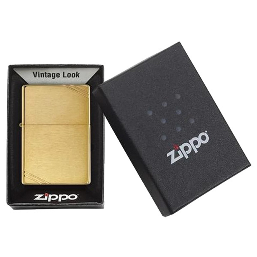 Зажигалка Zippo 1937 Vintage с покрытием Brushed Brass