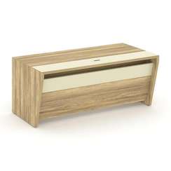 Corner Стол руководителя прямой COR.SR-18 Гикори Песочный/Ваниль 1800*900*750