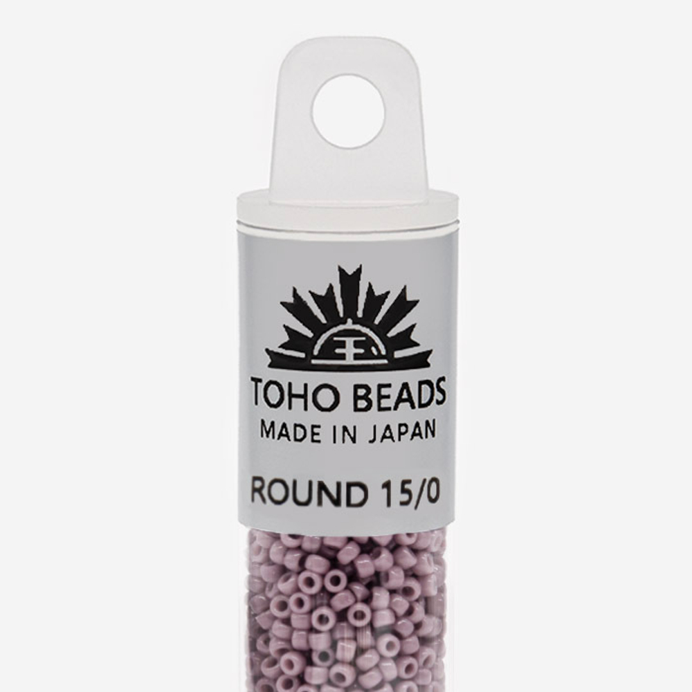 Японский бисер TOHO Round 15/0 (№52), непрозрачный глянцевый
