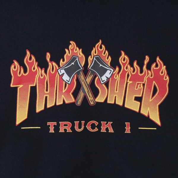 Худи Thrasher Truck 1 Hood (black) артикул: - купить в магазине Дайс