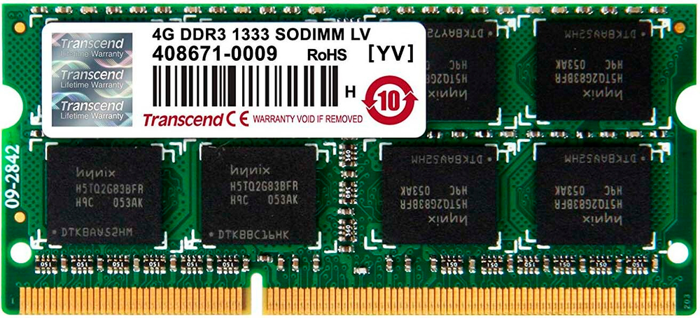 Модуль памяти SODIMM DDR3 4GB Transcend TS512MSK64W3N