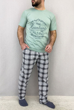 [m]Пижама мужская Штаны+футболка 3312