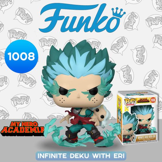 Фигурка Funko POP! Animation My Hero Academia Infinite Deku with Eri (1008) 51933 / Фигурка Фанко ПОП! по мотивам аниме "Моя геройская академия", Деку с Эри