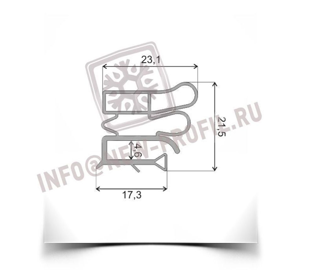 Купить уплотнитель для холодильника Орск 121. Размер 700*565 мм с доставкой  по России и СНГ/market.new-profil.ru