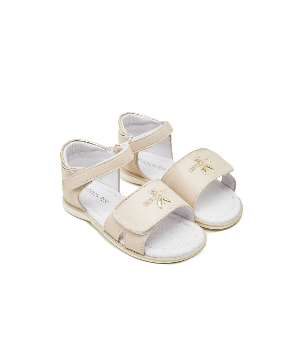 Кожаные босоножки Patrizia Pepe - бежевый(JPP125)