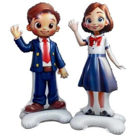 Шар Фигура Ученик и Ученица Высота 156 см