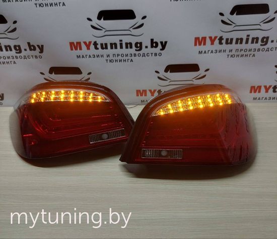 Задние фонари для BMW 5 E60 LCI (07-10) LED красные светлые