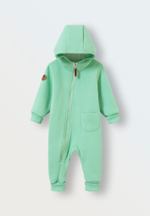 1633-24 Комбинезон футер 3-х нитка (зеленое яблоко)