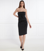 Сатиновое платье Elisabetta Franchi - черный(AB62742E2)