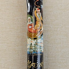 Ручка "Сказочная тройка" с ручной росписью Палех