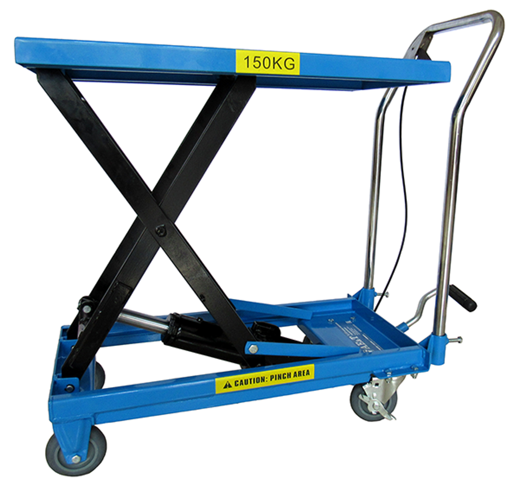Тележка гидравлическая (подъемный стол) TJ-15 AE&T 150кг
