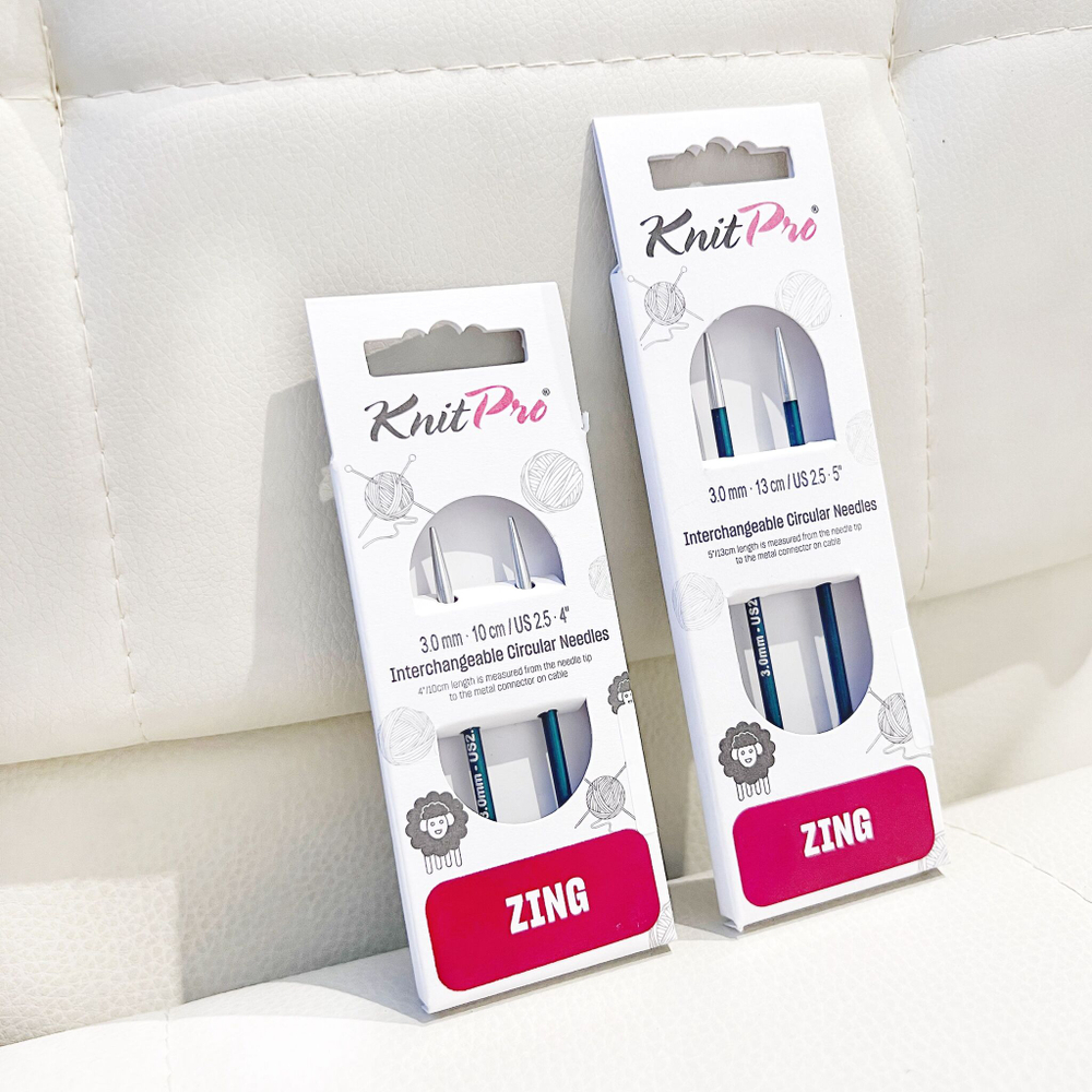 Спицы чулочные Zing 2,75мм/20см, KnitPro