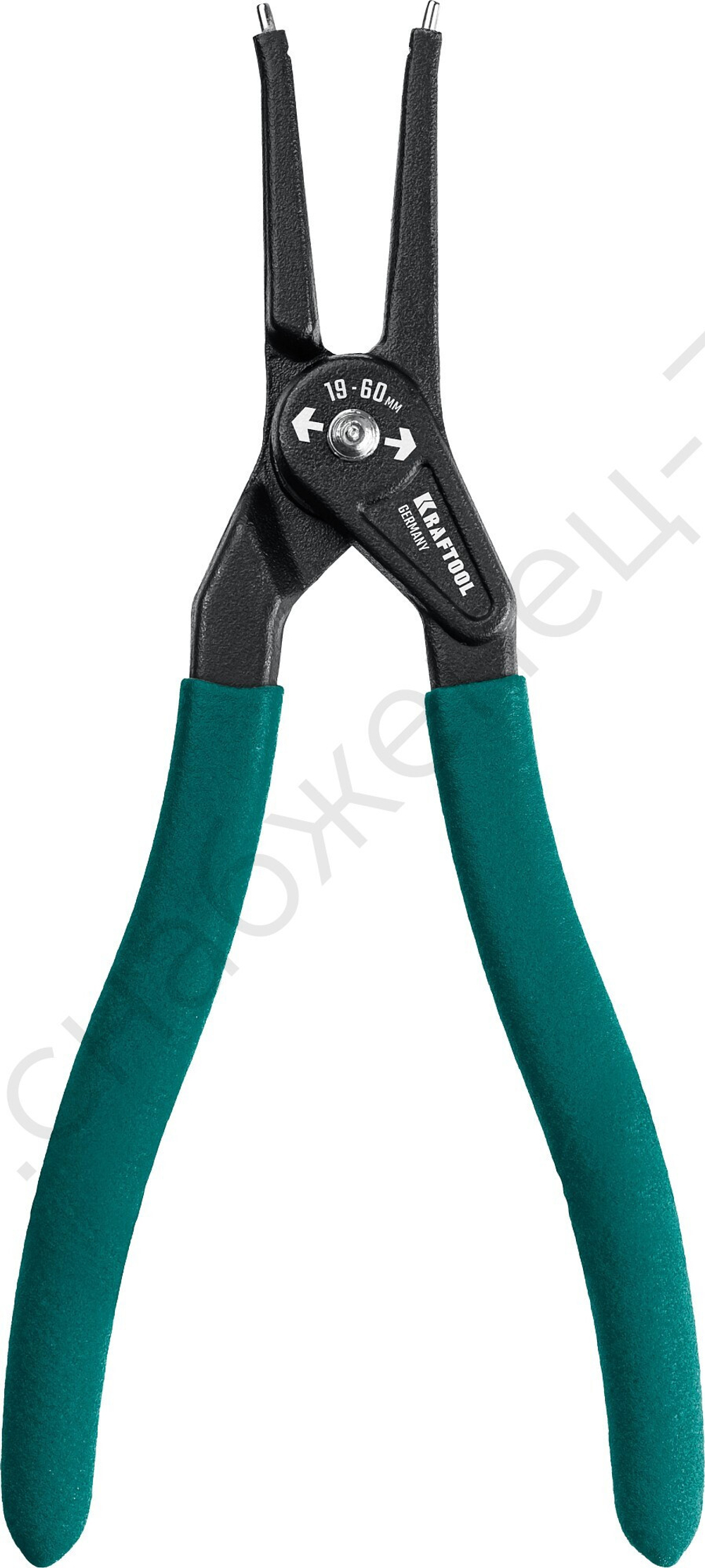 KRAFTOOL 180 мм, прямые губки, внешний, Съемник стопорных колец (22812-3)