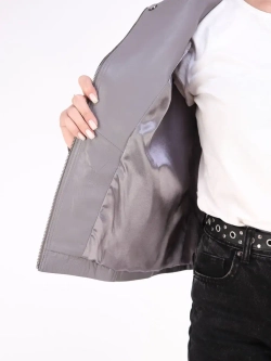 Косуха кожаная куртка женская Турция