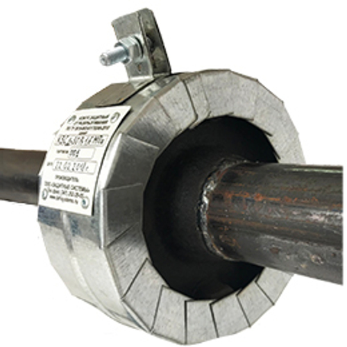 Кожух защитный фланцевый КЗС стальной оцинкованный ДУ1200