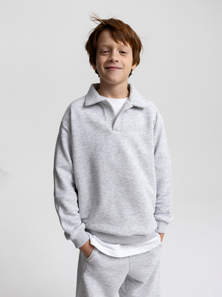 Свитшот-поло Mjölk Ice Grey