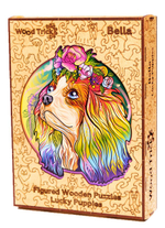 Деревянный пазл Wood Trick Щенок Белла (Кинг Чарльз) (27x23 см)