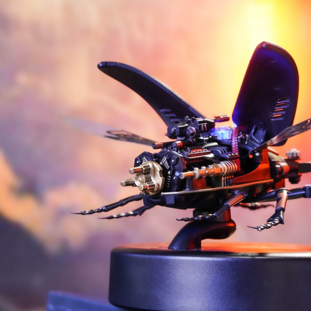 Настенные кварцевые часы с механический маятником "Романтическая нота" от ROKR - Деревянный конструктор, сборная механическая модель, 3D пазл