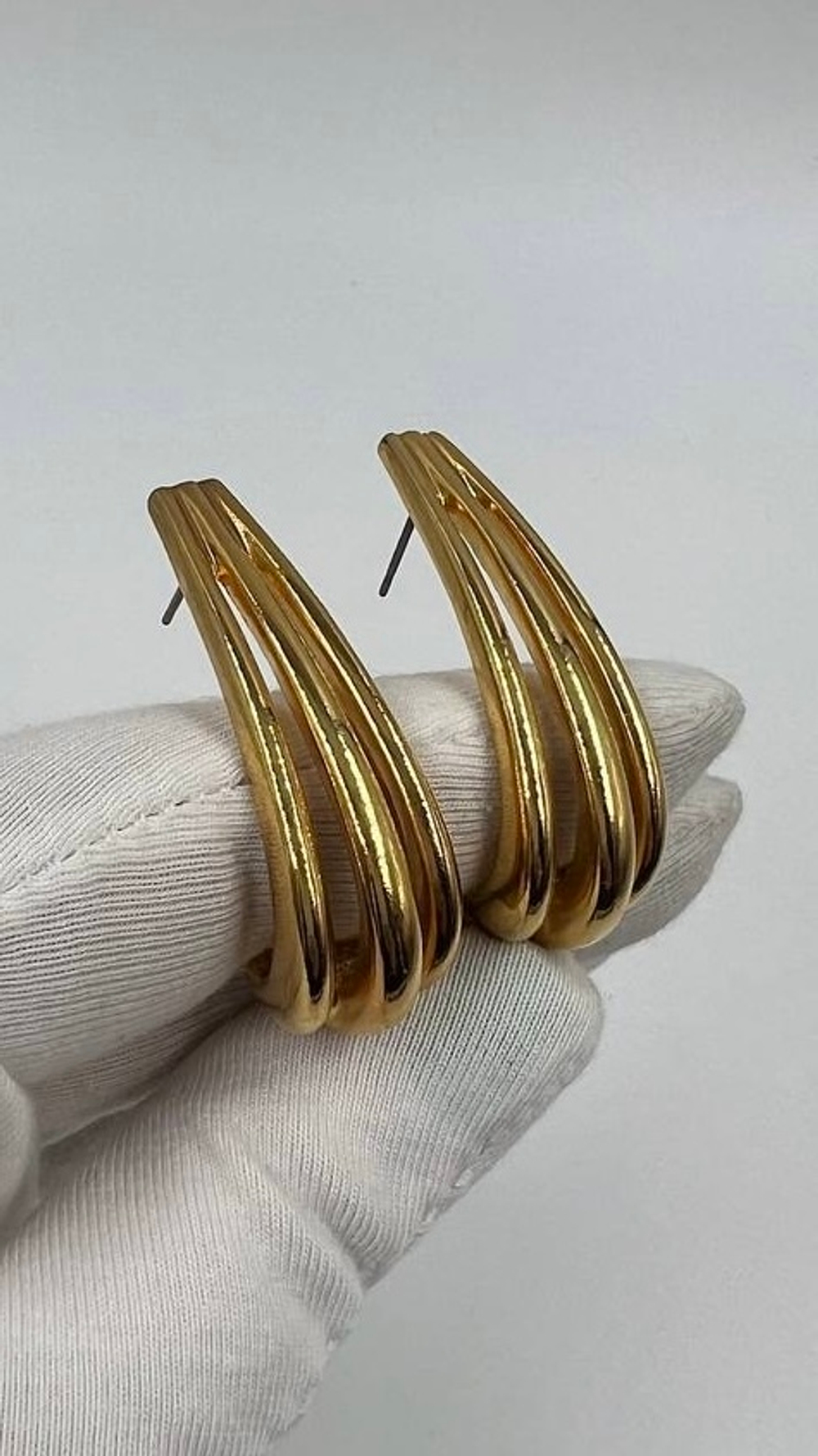 Крупные серьги