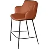 Полубарный стул Sofia, терракотовая экокожа Soft-Touch