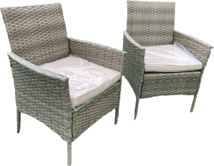 Комплект мебели из ротанга «VIRGINIYA BALCONY SET» Greige
