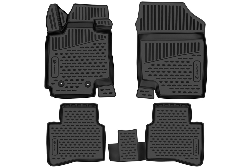 Коврики в салон для JAC JS4 2020-, 4шт. (полиуретан) арт.ELEMENT3DA67536210K