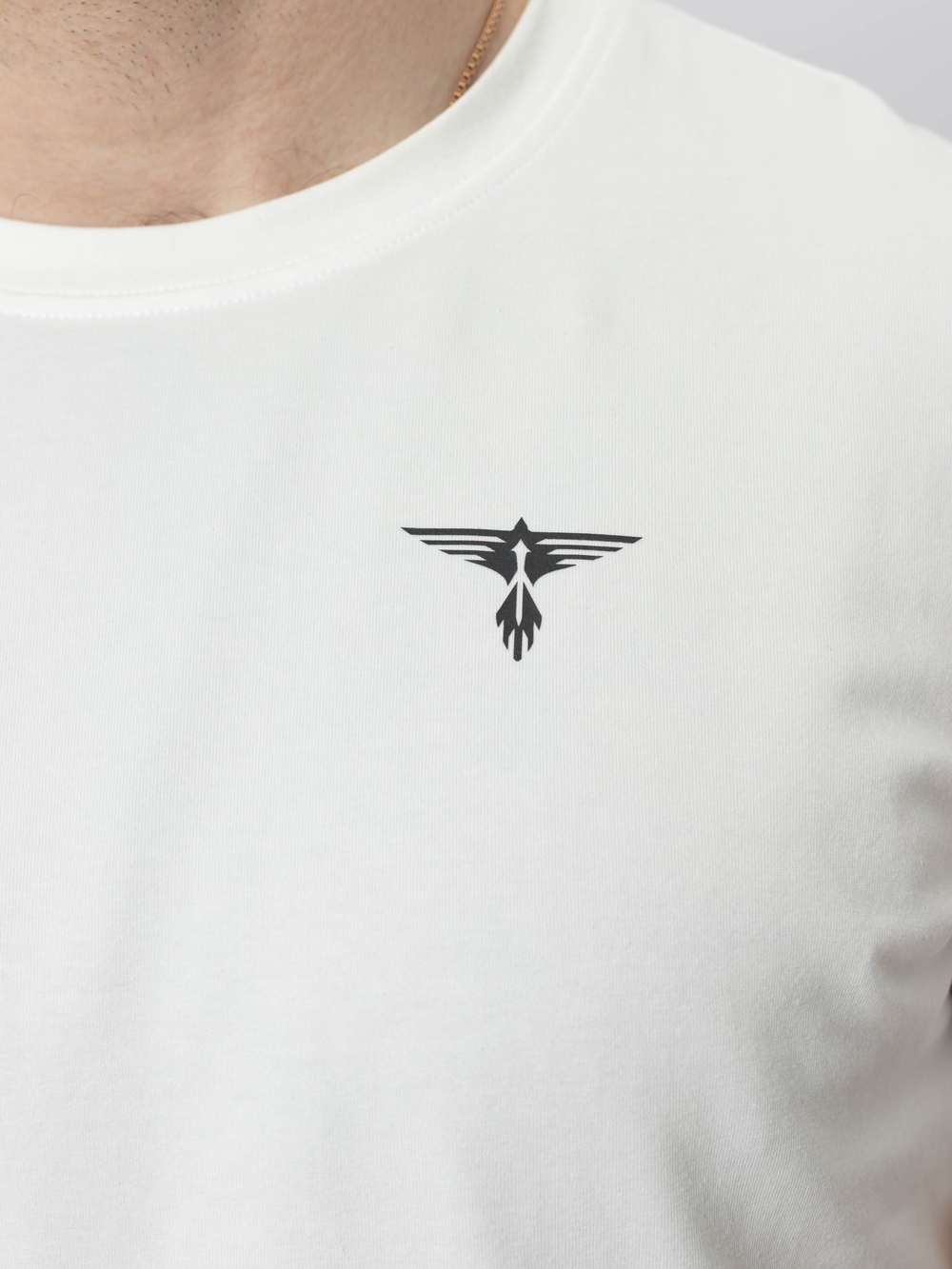 Футболка хлопковая Totemic Clo , базовая, белая