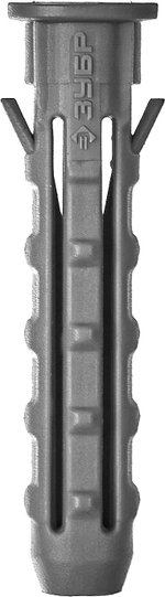 Дюбель распорный полипропиленовый, 10 x 60 мм, 500 шт, ЗУБР