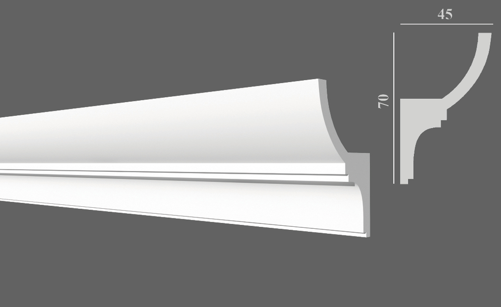 Карниз потолочный DD508