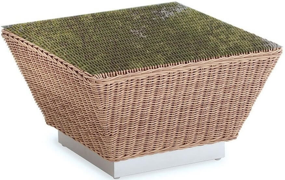 Стол плетеный журнальный Zoe