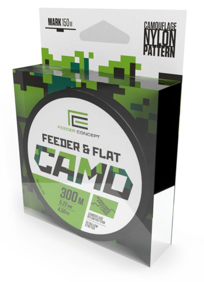 Леска монофильная Feeder Concept FEEDER & FLAT Camo 300/022