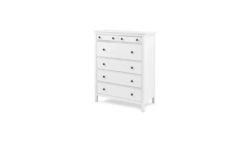 Комод с 6 ящиками - аналог IKEA HEMNES / ХЕМНЭС/ ХЕМНЕС / КЫМОР / ИКЕА 108х131х50 см, белый
