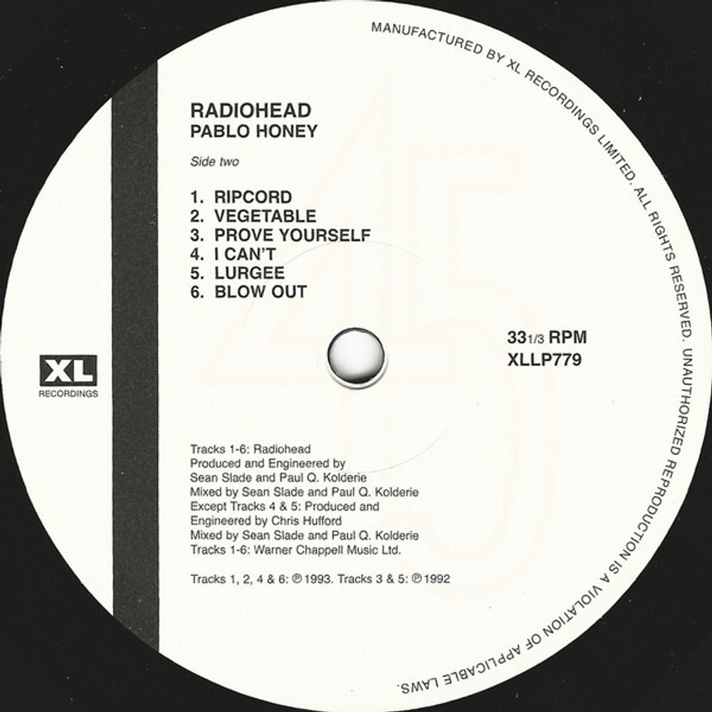 Radiohead / Pablo Honey (LP)