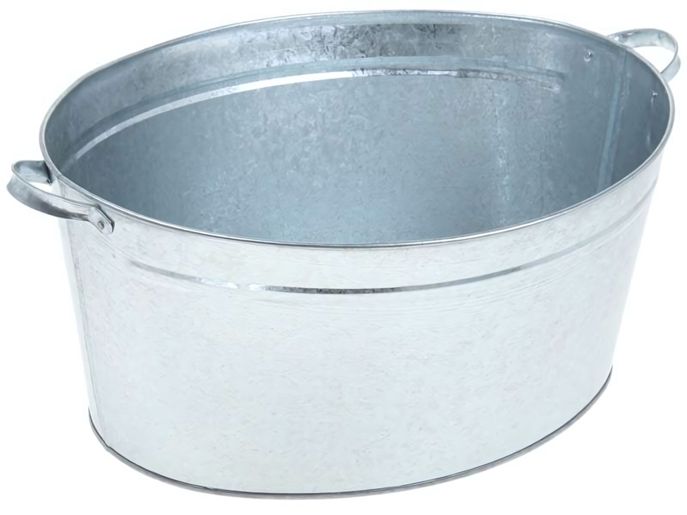 Ванна 45л хозяйственная оцинкованная 33066