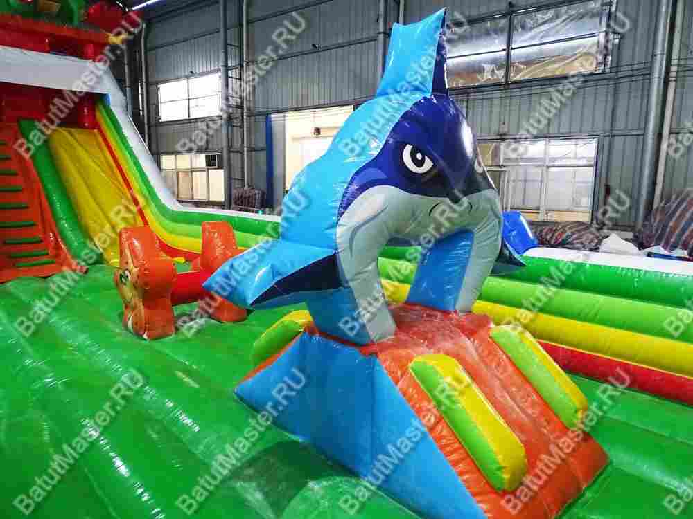 Коммерческий надувной батут "Прайд 2" 20*8*8 м