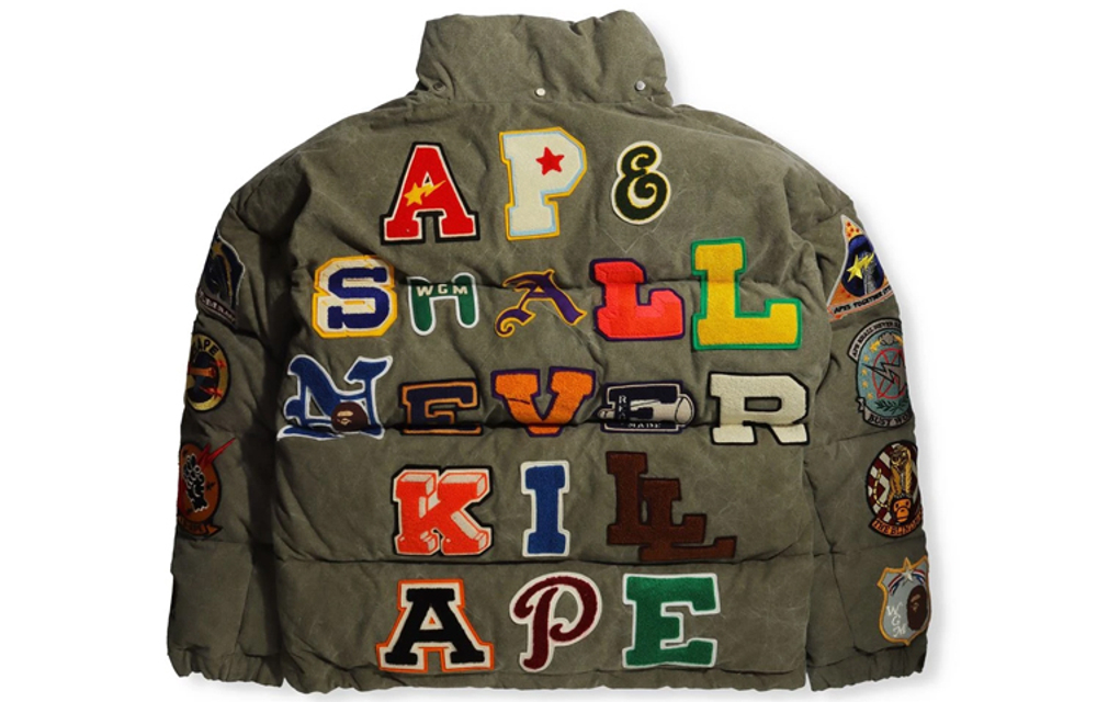 A Bathing Ape X Readymade Tiger Shark Down Куртка